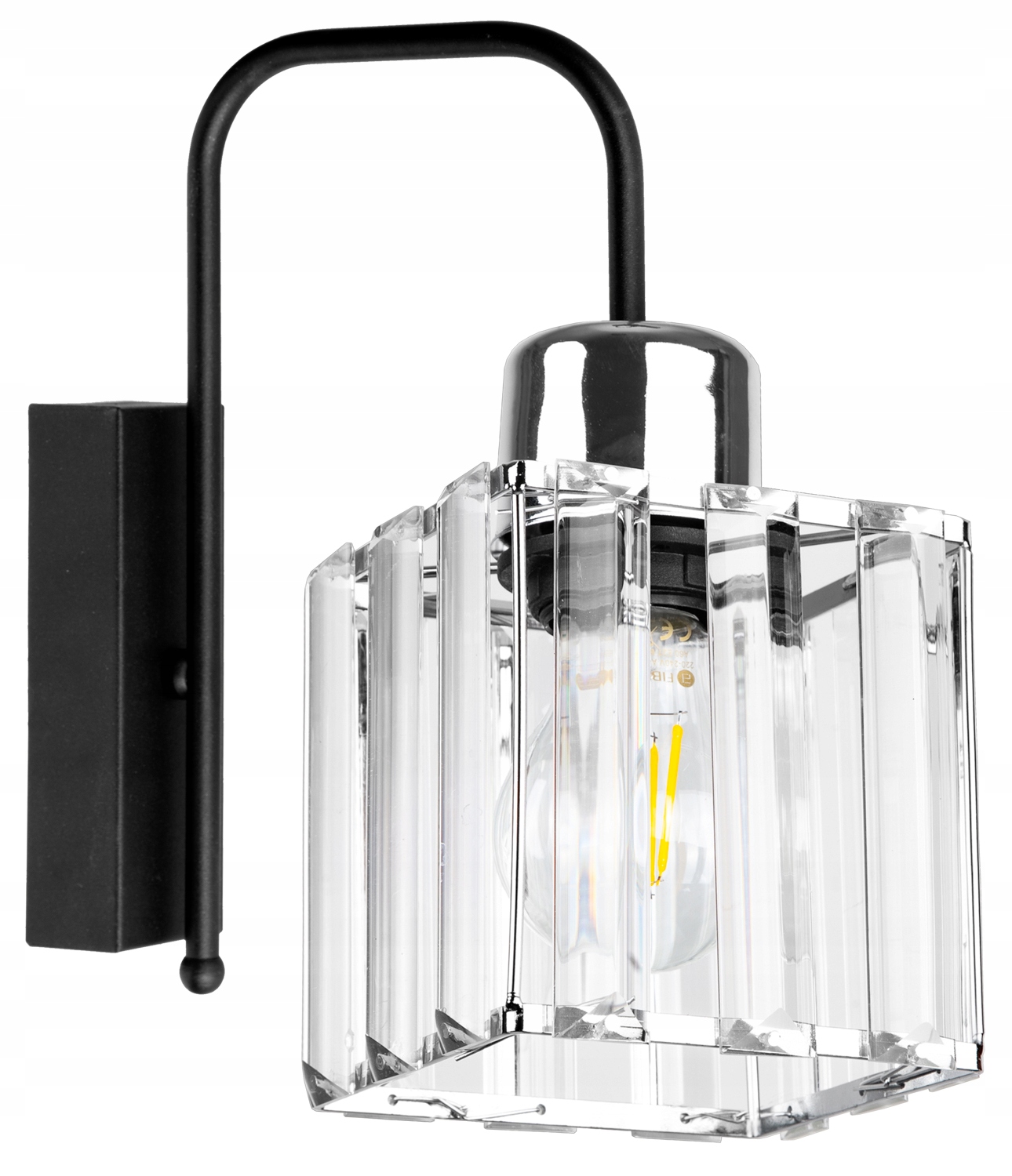 

Szklana Lampa Kinkiet Ścienny Nowoczesny Loft Led