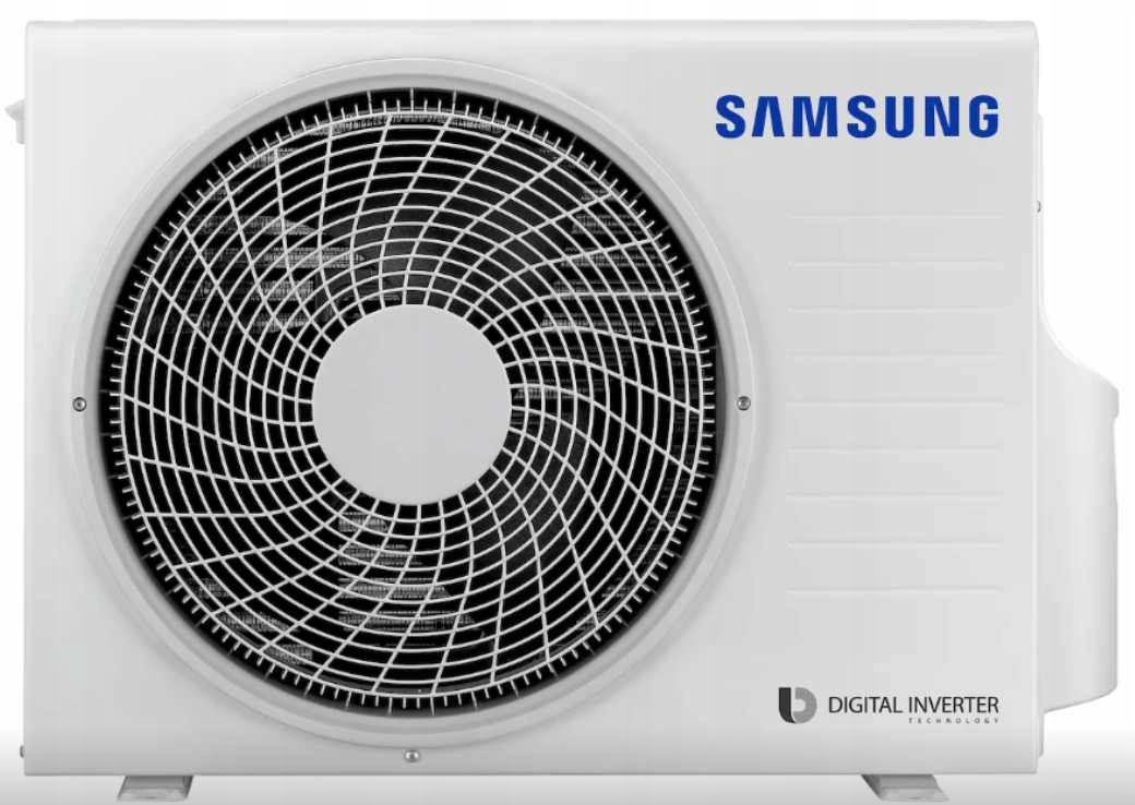 POMPA CIEPŁA MULTI SAMSUNG 2x3,2kW 32m SAMODZIELNY Załączone wyposażenie rury 5mb zakielichowane gotowe do skręcenia