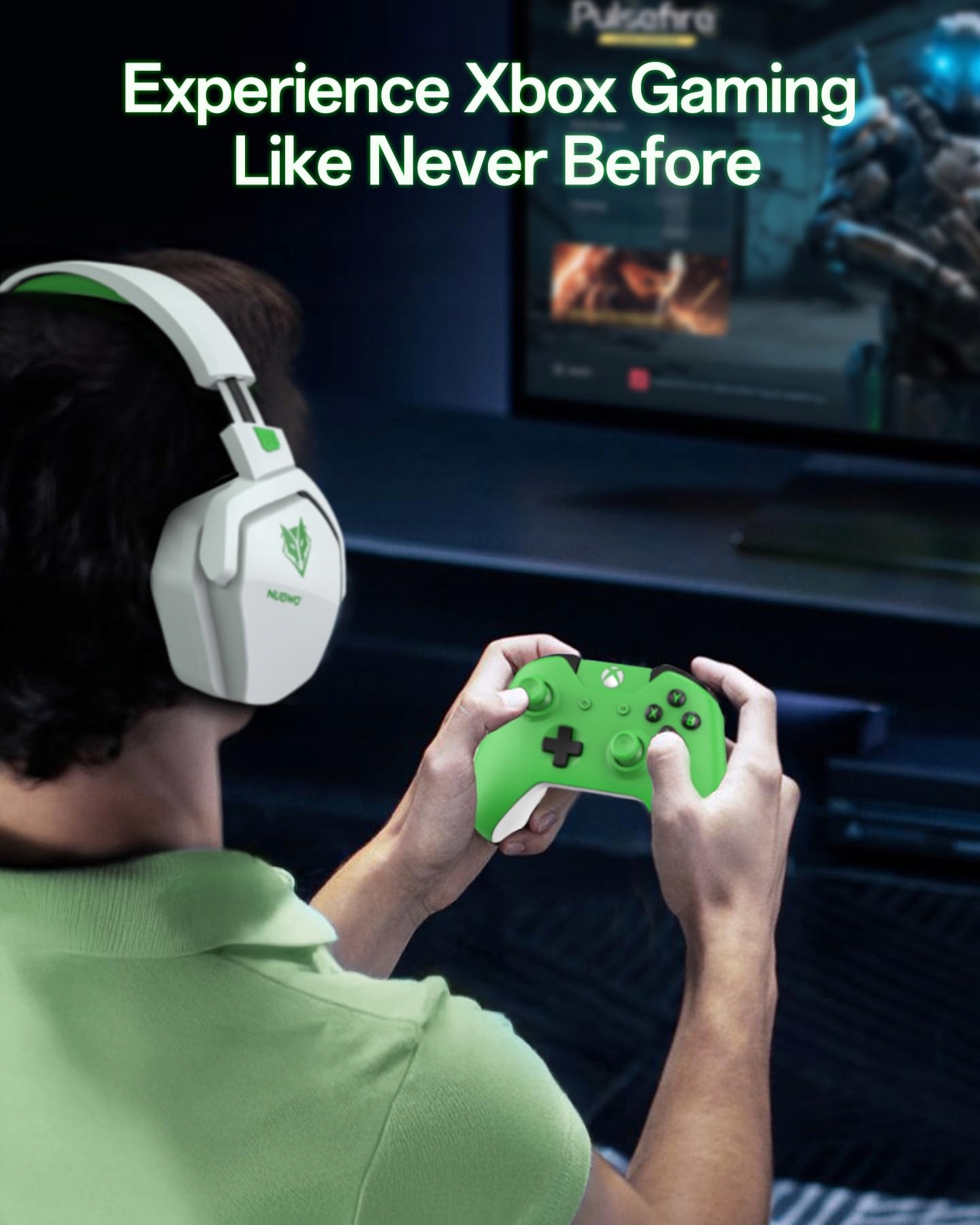 NUBWO N16 Gaming Headset Noise-Canceling Mic for PS5 PS4 Xbox PC — miniatura 2