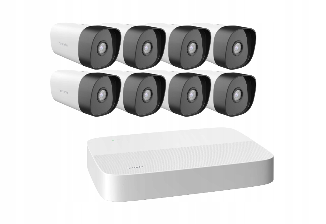 System nadzoru wizyjnego 8 urządzeń do użytku zewnętrznego Dysk 4TB