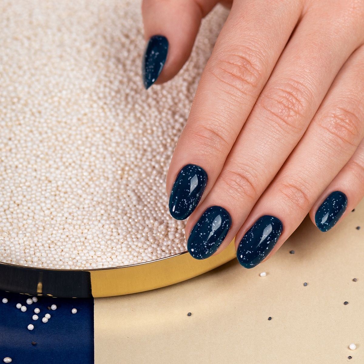 SEMILAC T19 TOP WHITE SPRINKLES NO WIPE 7ML Rodzaj top