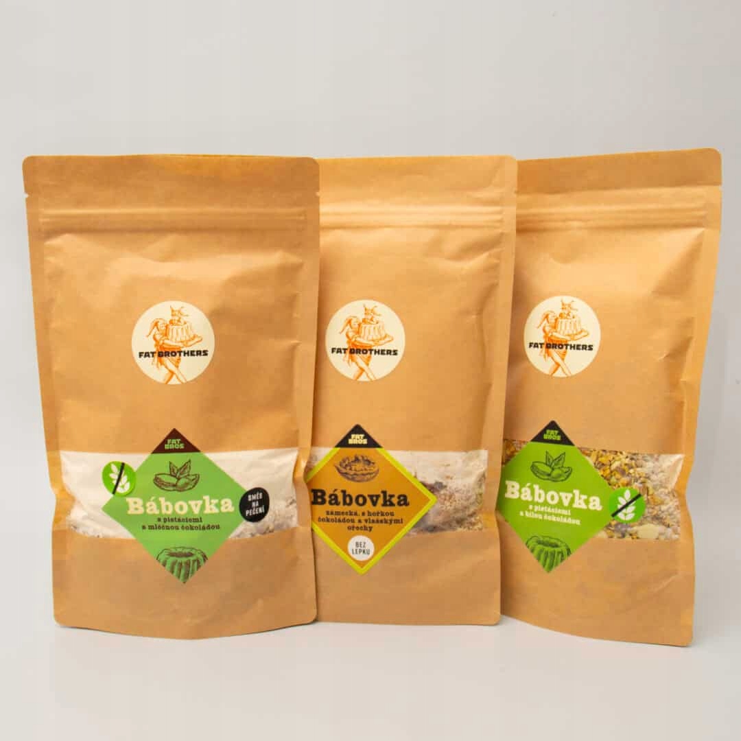 Levně Bezlepkové bábovkové trio pro milovníky ořechů směsi na pečení