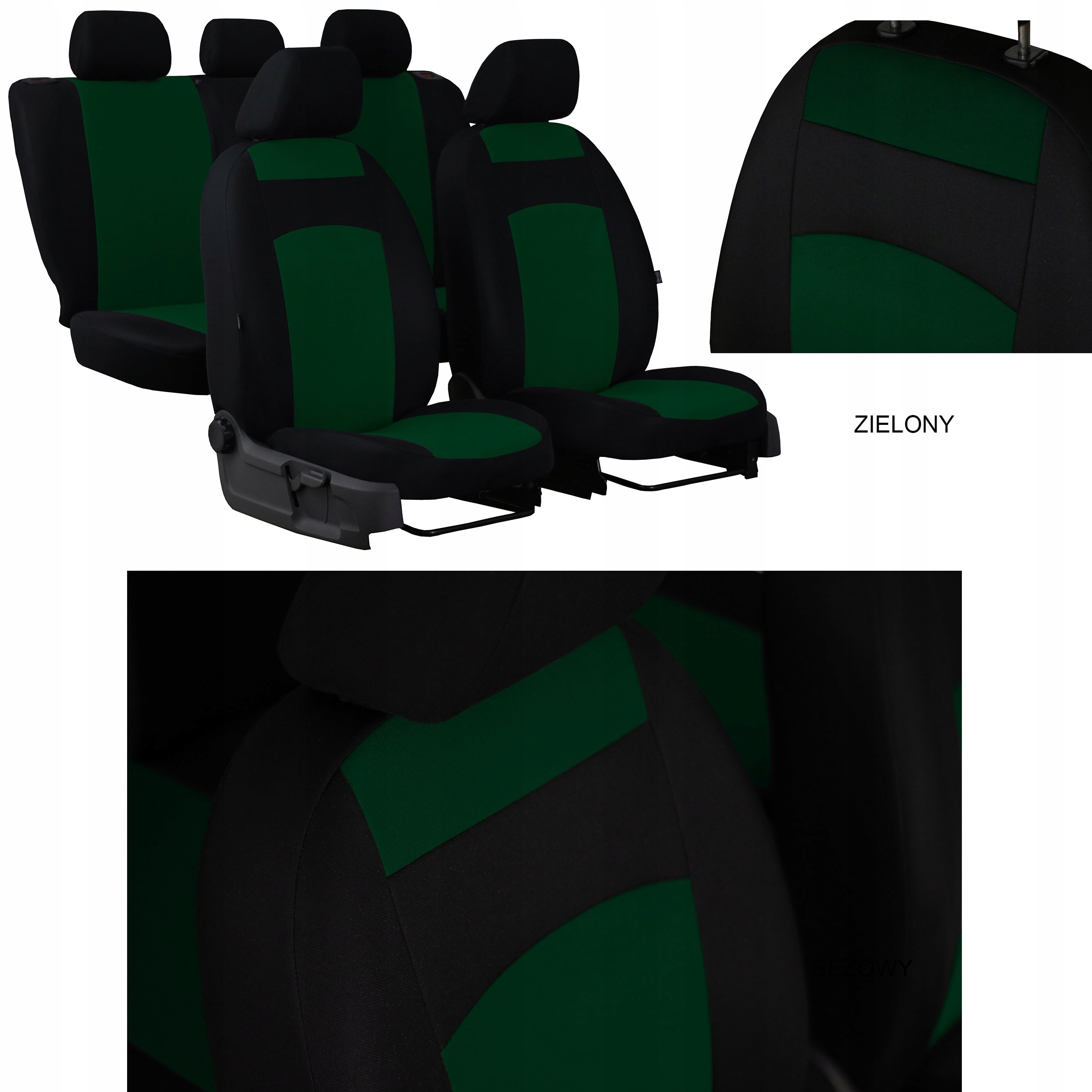 SKODA FABIA 1 2 3 OCTAVIA I II III RAPID POKROWCE Kolor bordowy czarny czerwony niebieski szary zielony żółty