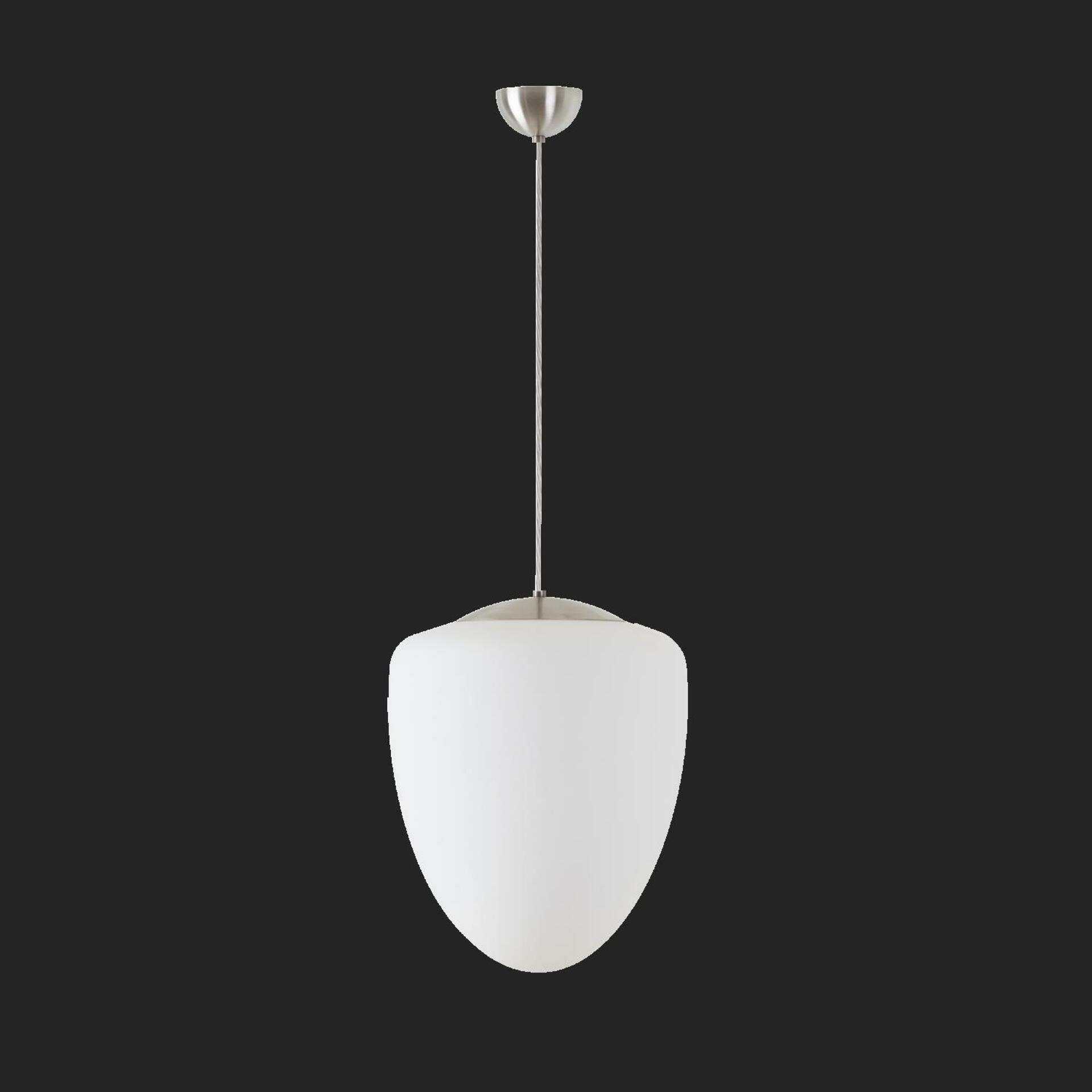 Osmont 60443 Astra S závesné sklenené svietidlo nerez brúsená biela IP40 3