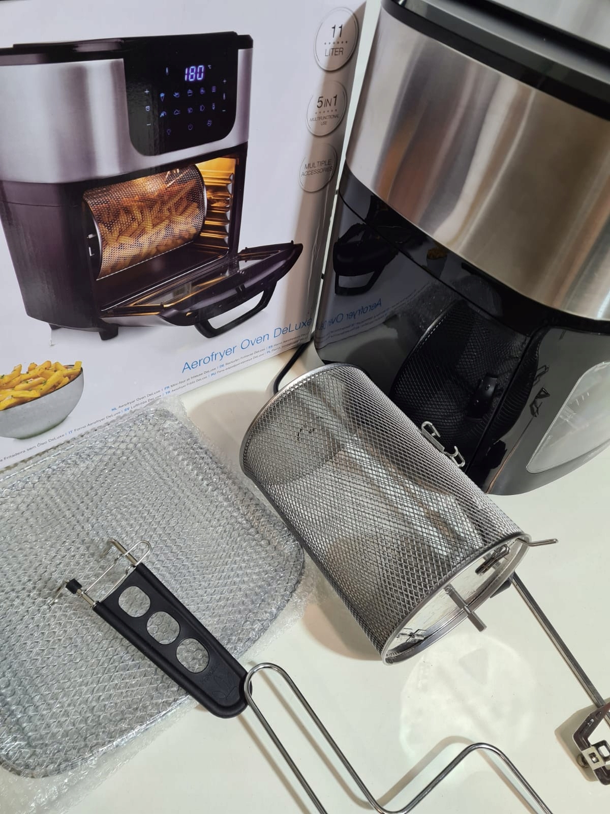 Princess 182075 Aerofryer 11 Frytkownica piekarnik Moc 1800 W