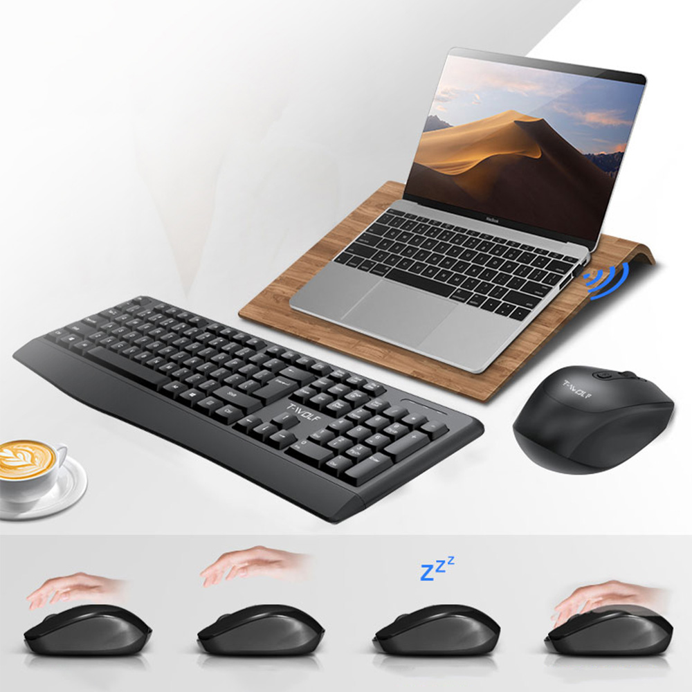 T-WOLF TF100 KLAWIATURA MEMBRANOWA BEZPRZEWODOWA WIRELESS BT + MYSZ MYSZKA Typ klawiatury membranowa