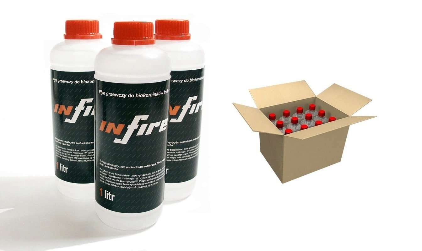 INFIRE - biopaliwo, paliwo do biokominków 12 l