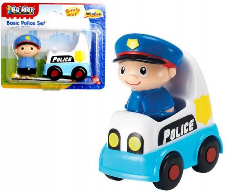 

Klocki Smily Play 1625 Policja Autko Z Figurką