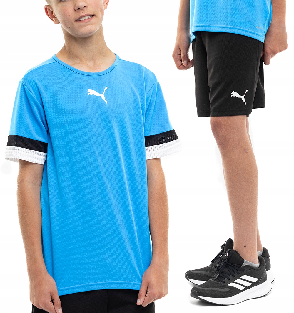 Puma Strój Sportowy Dla Dzieci Koszulka T-Shirt Krótkie Spodenki roz. 152