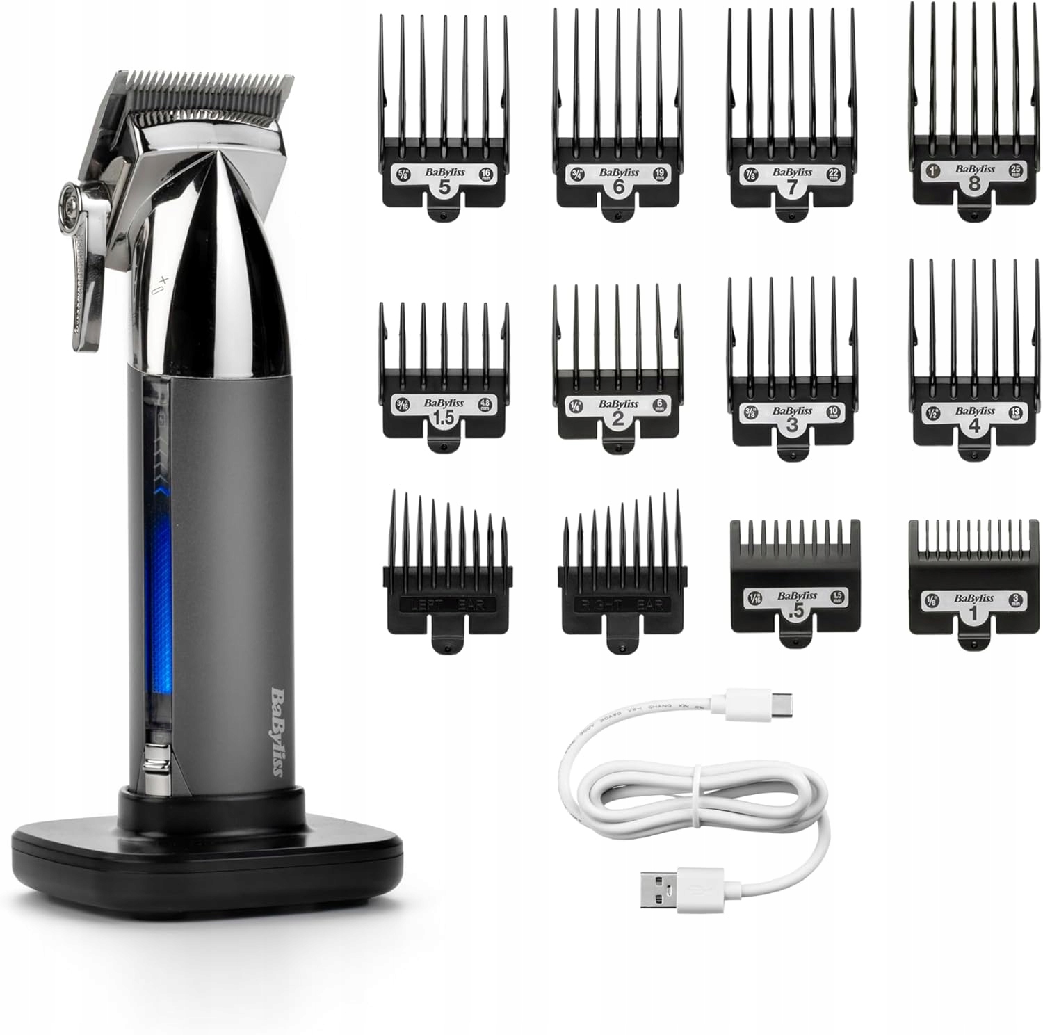 Strojček Na Vlasy BaByliss Super-X Metal E996E akumulátorový 12 nástavcov