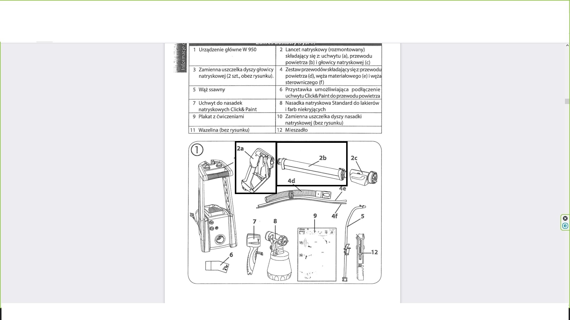 PISTOLET DO MALOWANIA WAGNER FLEXIO 950 680W Marka Wagner
