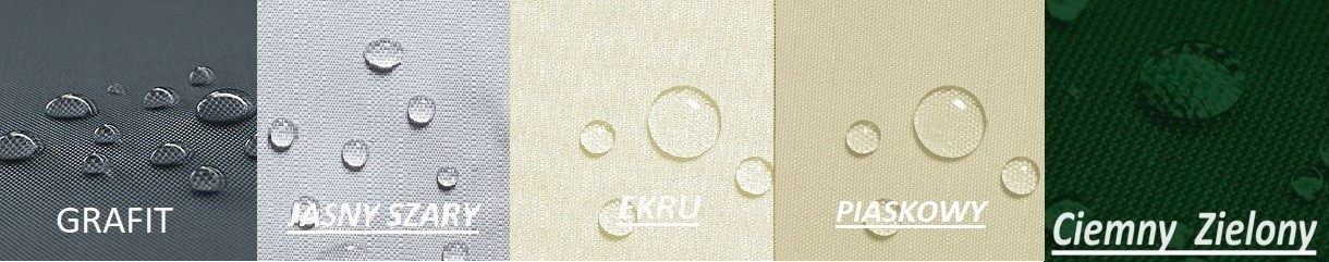 Zasłony Ogrodowe 155x180 DO altany tarasu ogrodu Liczba ścianek bocznych brak