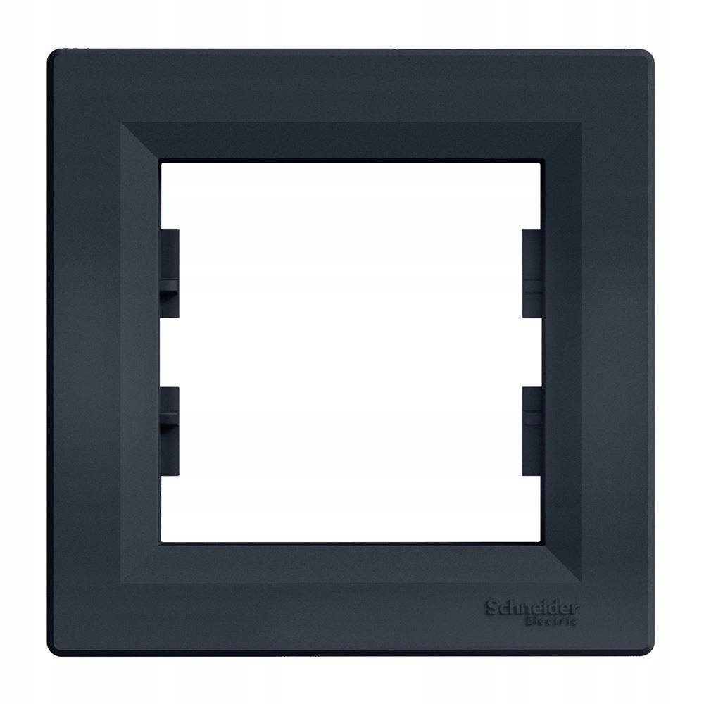 Ramka pojedyncza Antracyt Schneider Asfora