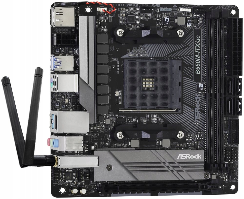 ASRock B550M-ITX/ac AM4 2x DDR4 DIMM Hdmi Dp M.2 Wi-Fi /Mini-IT