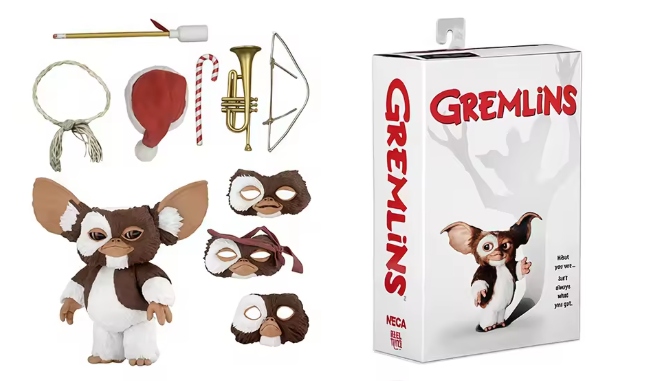 Figurka Neca Gizmo Gremlins Ultimate Action 12 cm příslušenství.