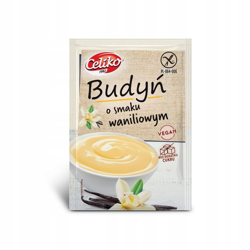 CELIKO Budyń waniliowy bez cukru 40g