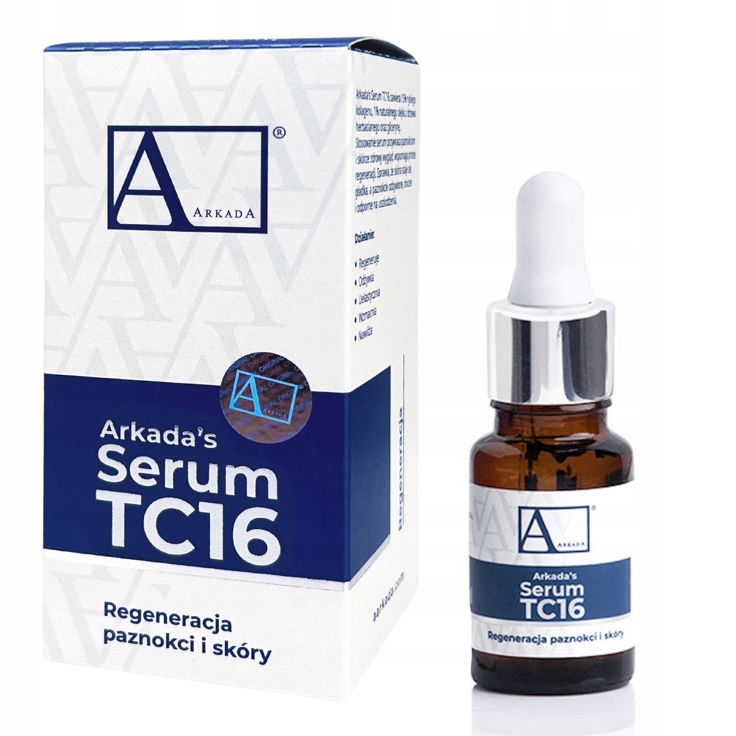 Arkada TC16 serum kolagenowe na grzybicę paznokci Przeznaczenie do paznokci