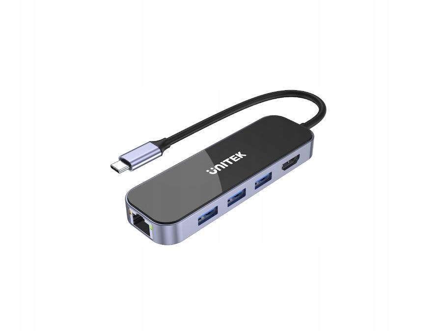 Hub Usb-c -> Usb 3.1 x3 Gigabit Pd 100W Hdmi Unitek D1084A