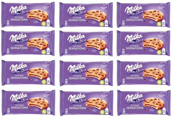 Levně 12 x 156 g Milka Sensations sušenky Karton