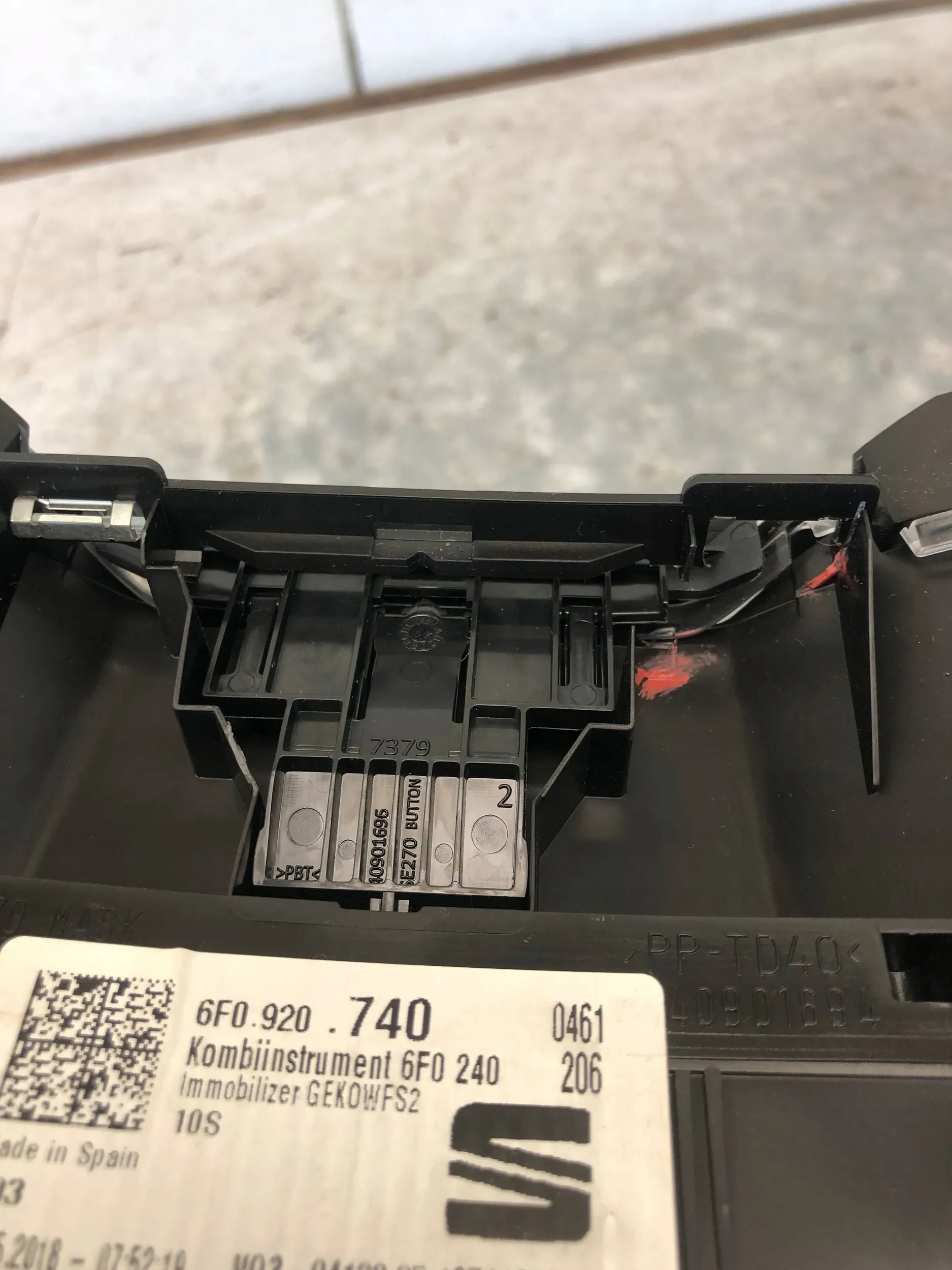 dials dials SEAT IBIZA V 6F0920740 EUROPA