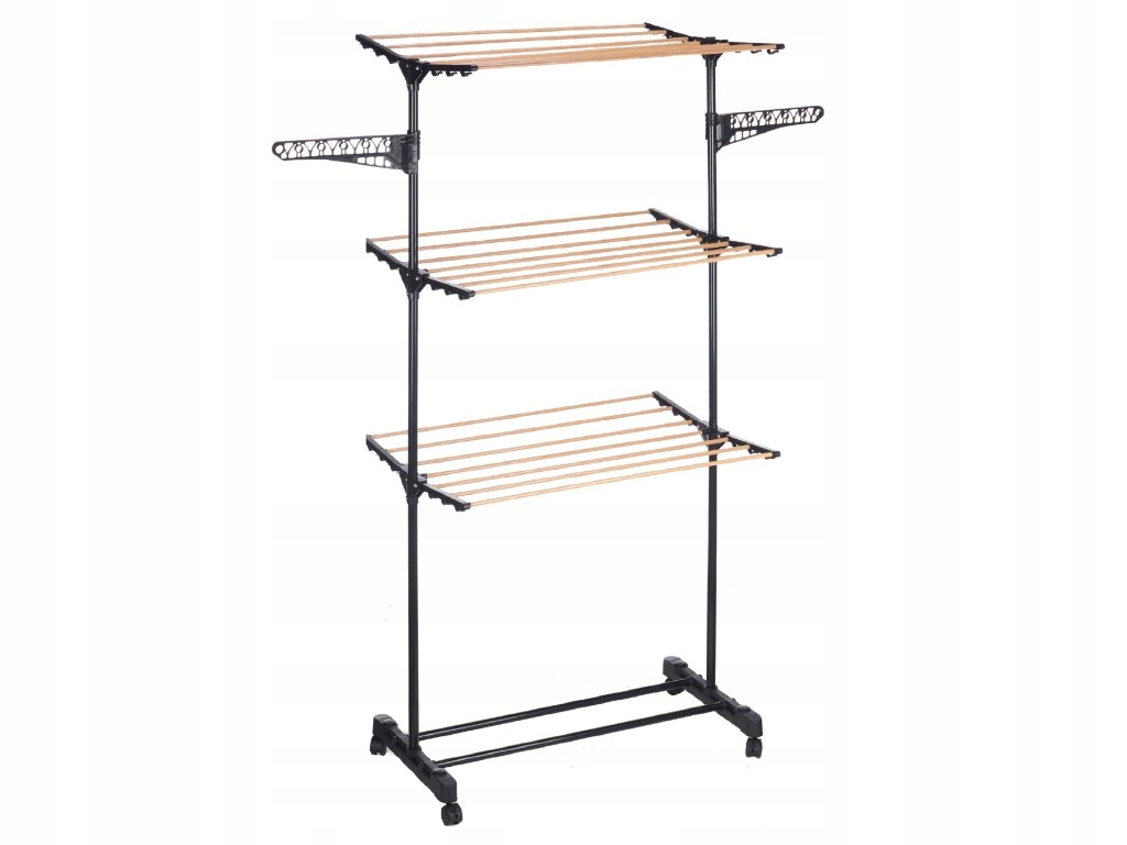 Levně Sušák na prádlo Plastiwood, 80-140 x 57 x 165 cm