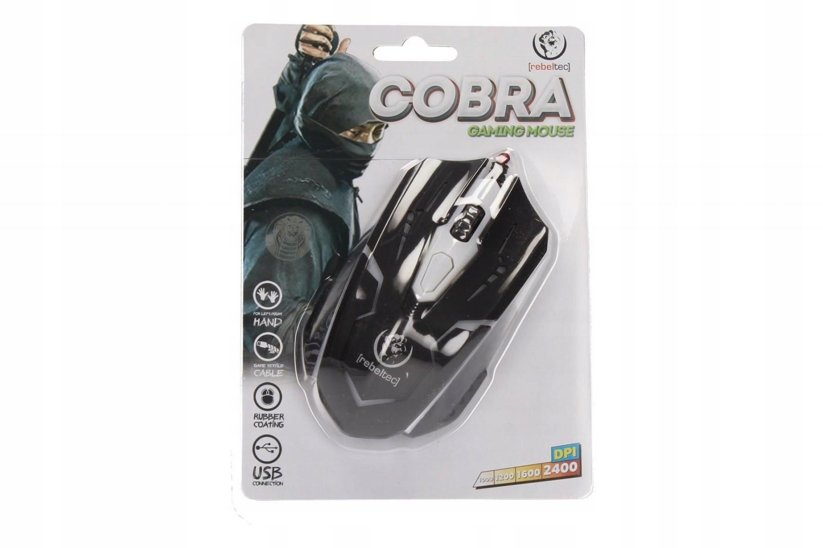 Gamingowa mysz optyczna Usb Cobra 1000/1200/2400 Dpi