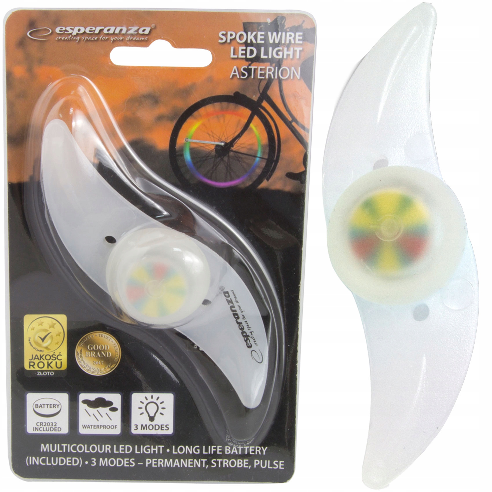 LAMPKA ROWEROWA LED na SZPRYCHY ŚWIATŁO DO ROWERU