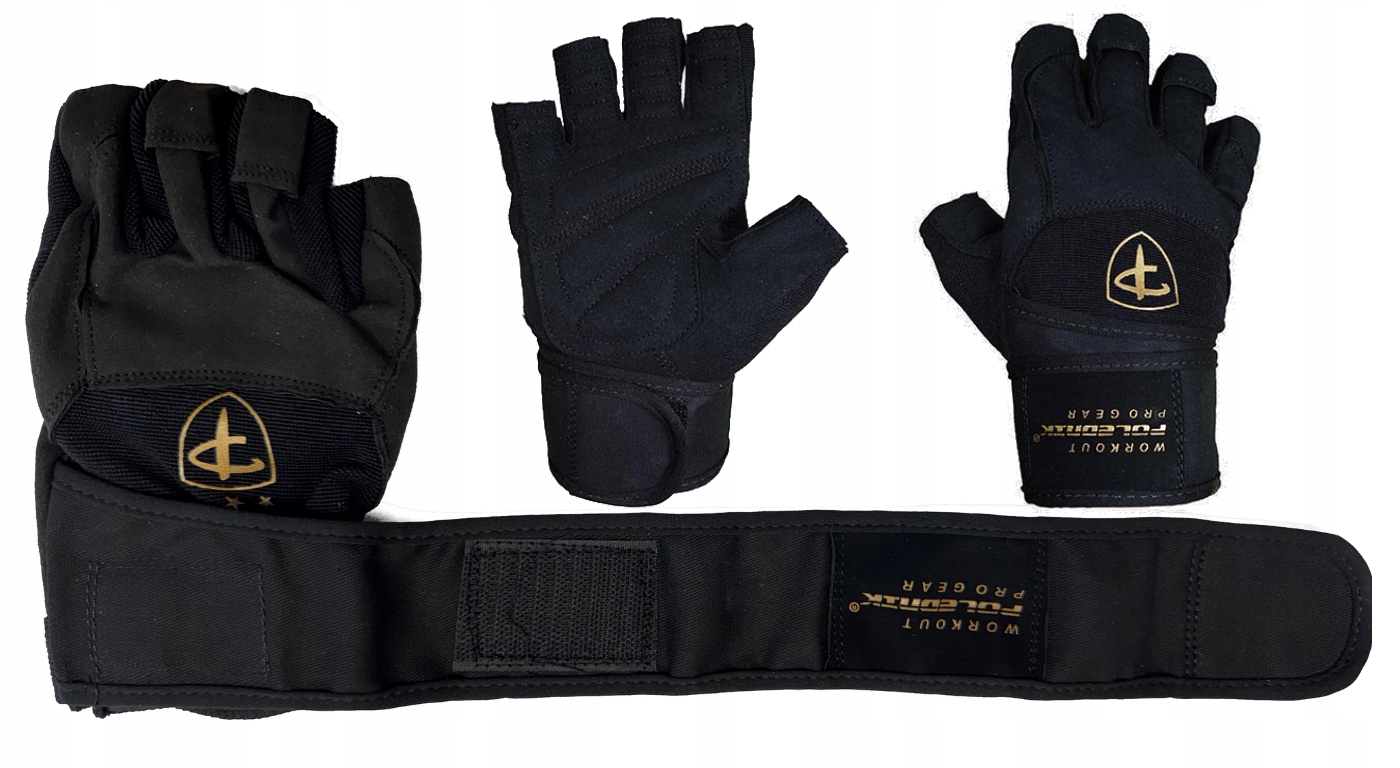 Rękawice Rękawiczki skórzane treningowe na siłownię do ćwiczeń Polednik XL