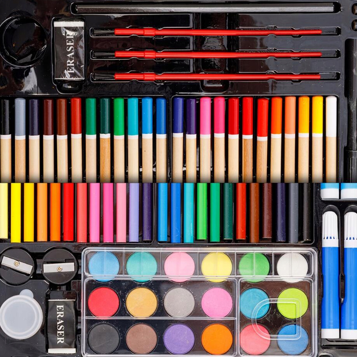 ZESTAW ARTYSTYCZNY DO MALOWANIA + WALIZKA 288 el Liczba sztuk w zestawie 288 szt.