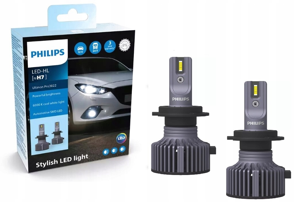 

Philips Żarówki H7 11972 Ultinon PRO3022 Hl 2SZT.