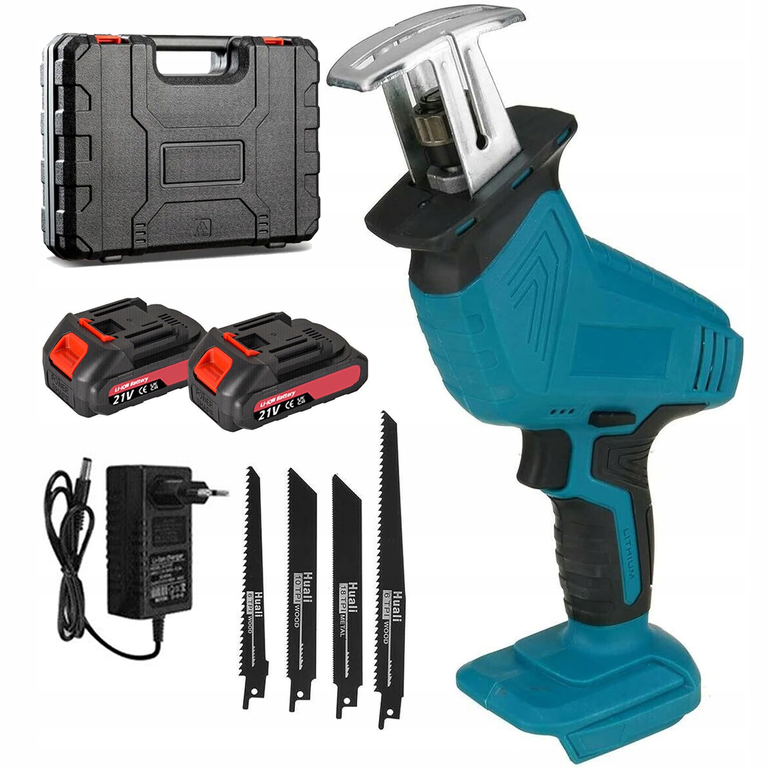 Pila Ocaska Akumulátorová Pila 4 x Čepele Na Kovové Dřevo