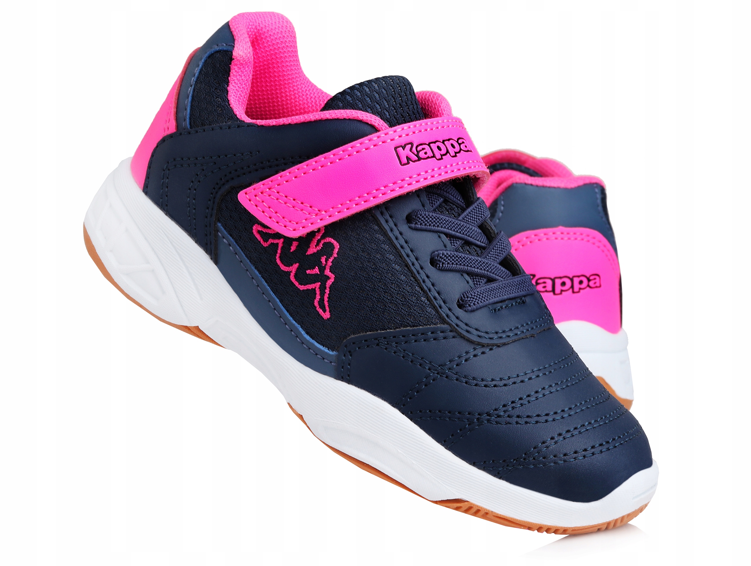 Buty dziecięce halowe Kappa 260819MFK 6728 Rodzaj zapięcia Rzepy