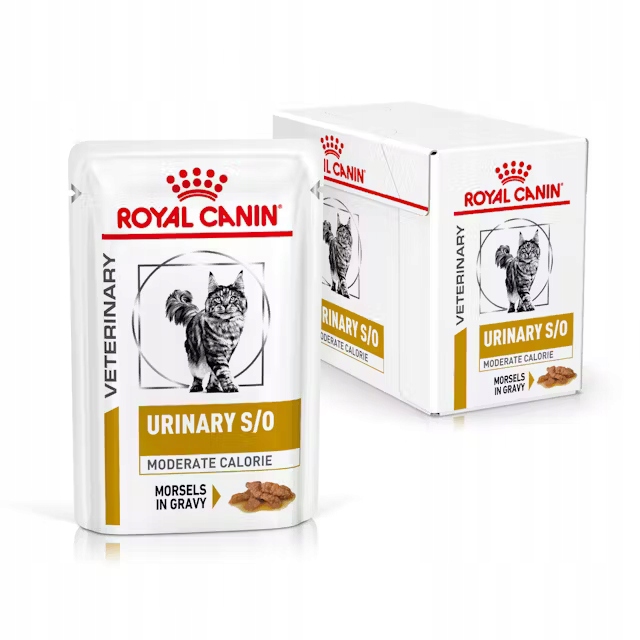 Royal Canin Vet Urinary S/o Moderate Calorie 12x85 g Krmivo v omáčce pro kočky