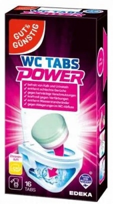 

G&g Wc Tabs Power Zitronen tabletki do wc 16 szt