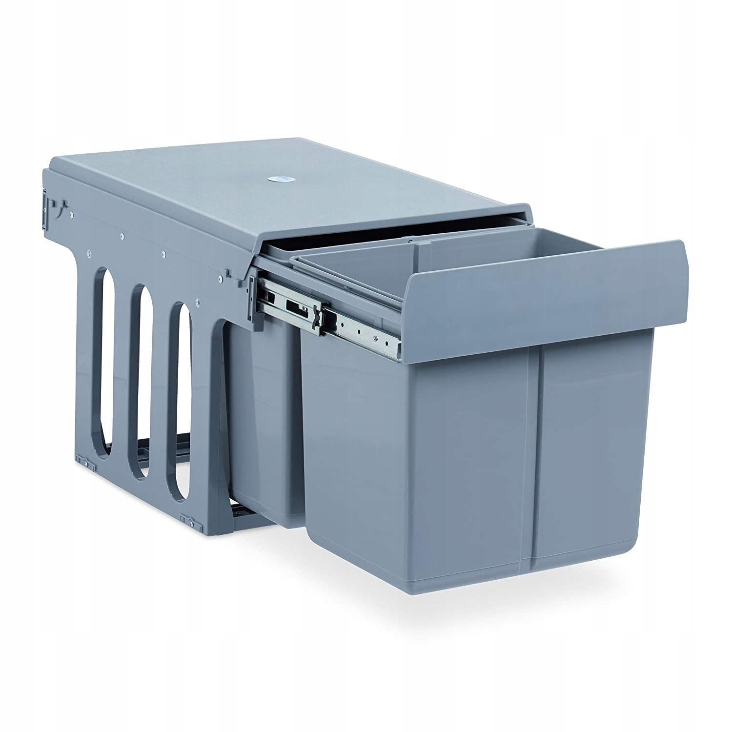 Vestavěný odpadkový koš 30 L 2 Koše Po 15 L Do Výsuvné Skříňky