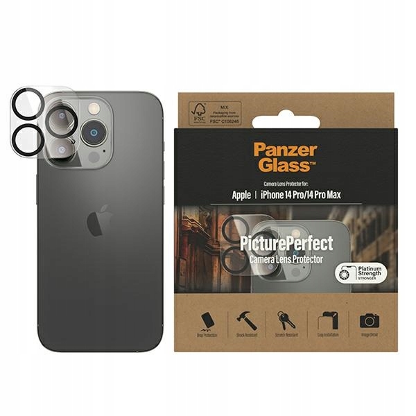 PanzerGlass Ochranné sklo na fotoaparát iPhone 14 Pro 14 Pro Max Platinium