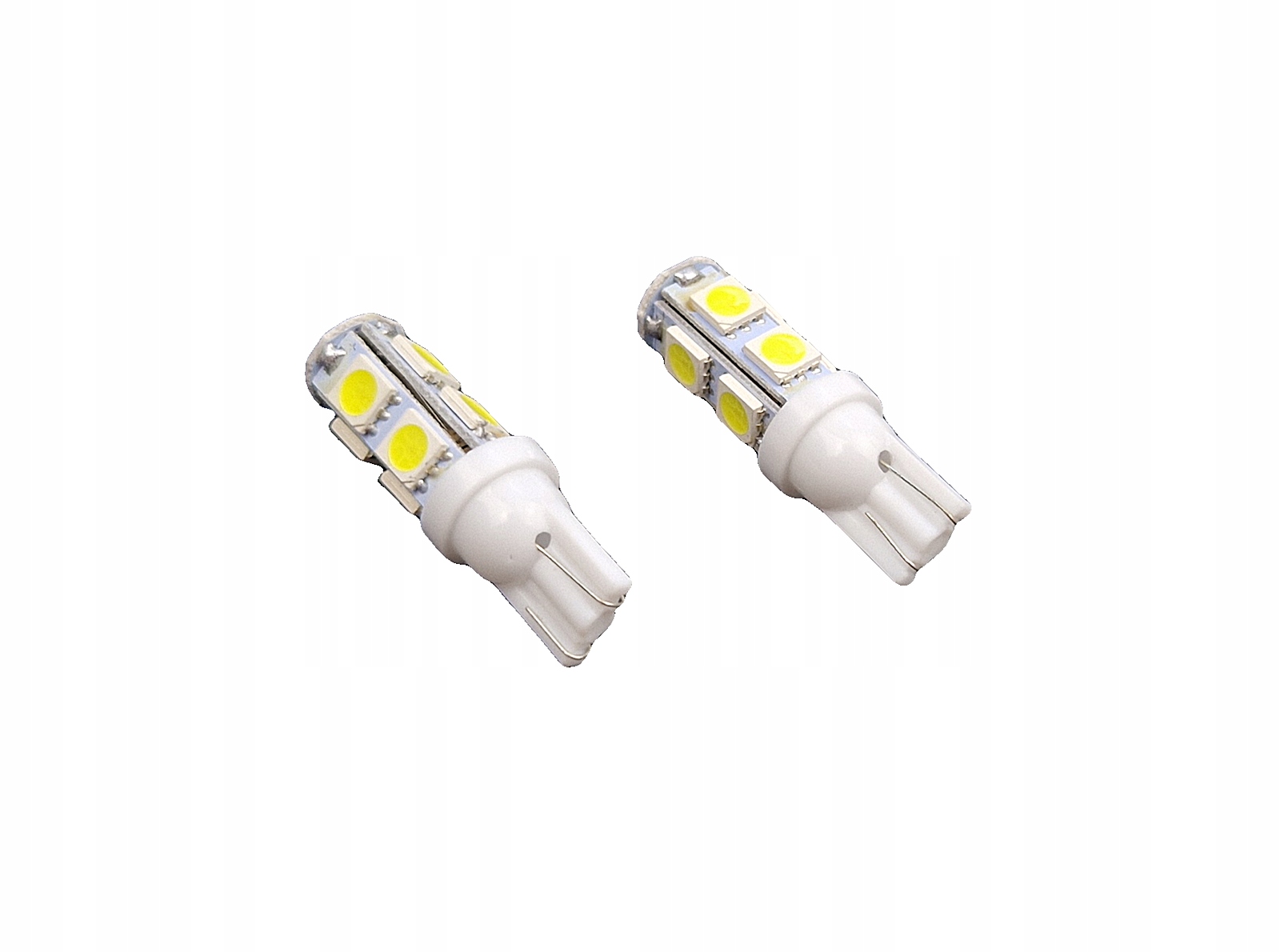 Светодиодная лампа W5W T10 9 SMD LED White xenon-2шт - без ECE