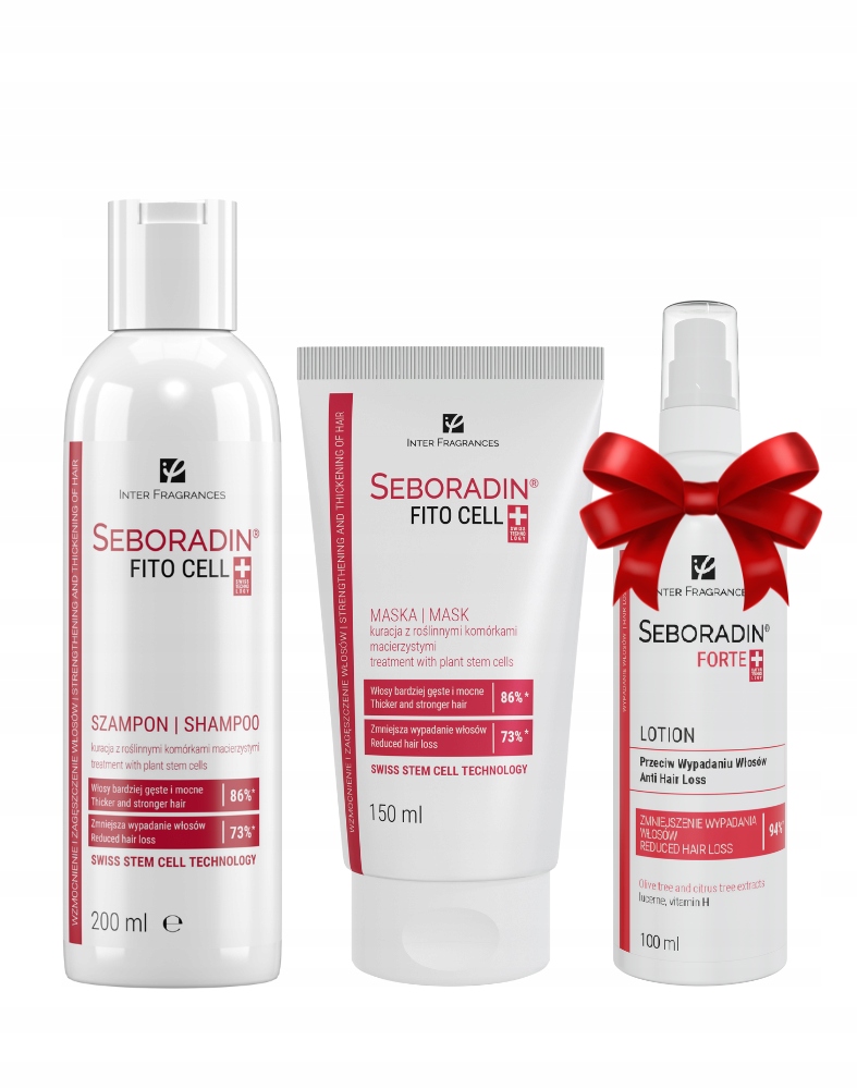 Zestaw Seboradin Fito Cell szampon 200ml maska 150ml+ lotion Forte