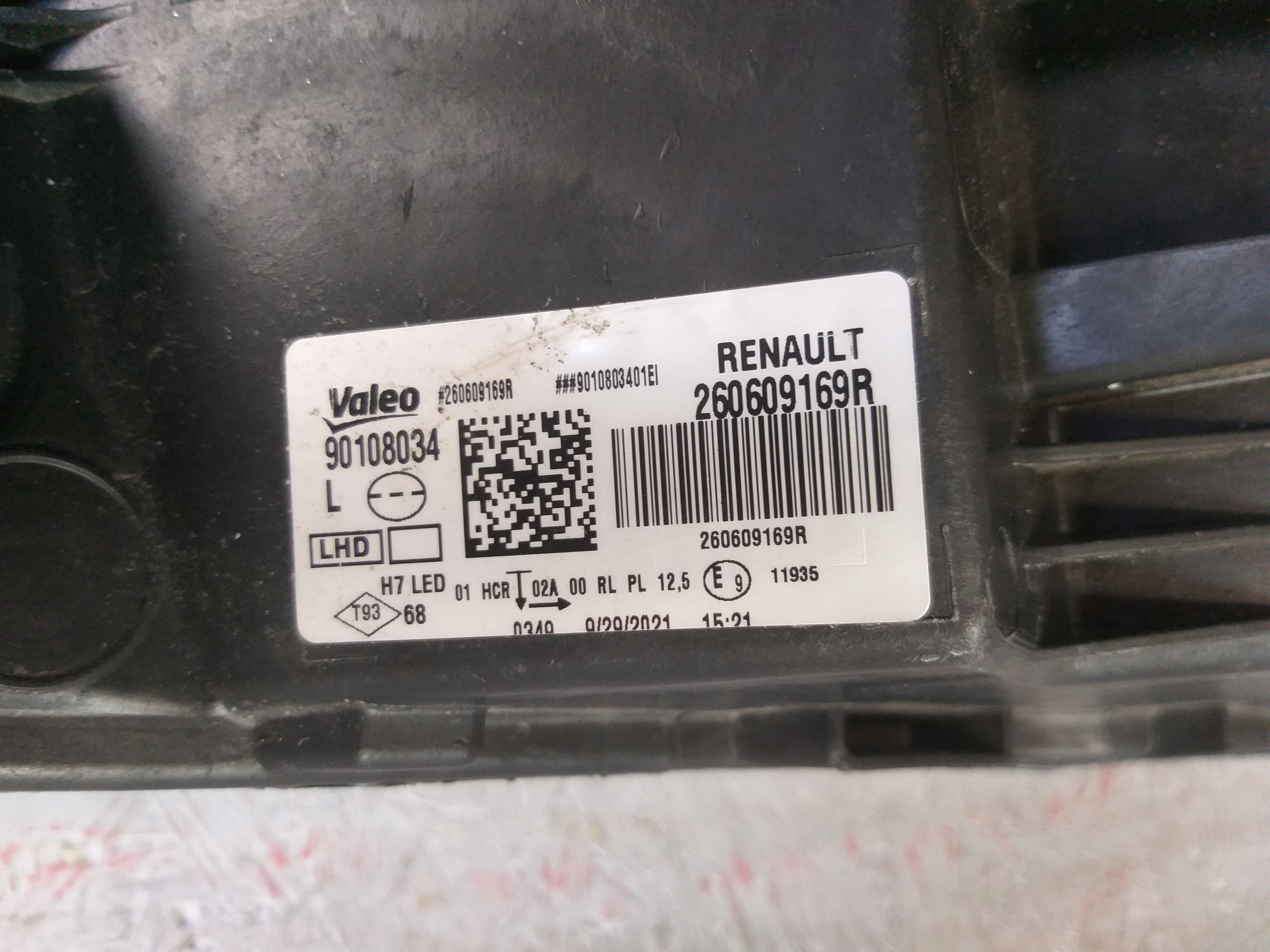 LIGHT LIGHTS FRONT RENAULT MEGANE IV 4 LENS LED