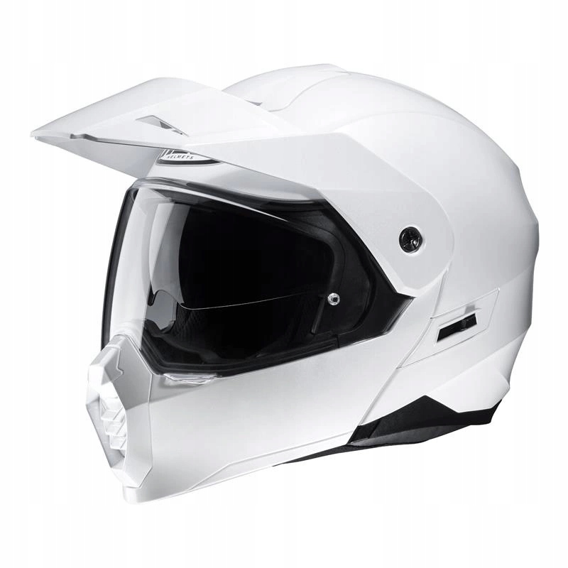 Motocyklová prilba Hjc C80 Pearl White biela Darčeky