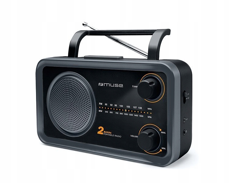 Muse M-06DS Aux in Grey 2-bands portable radio