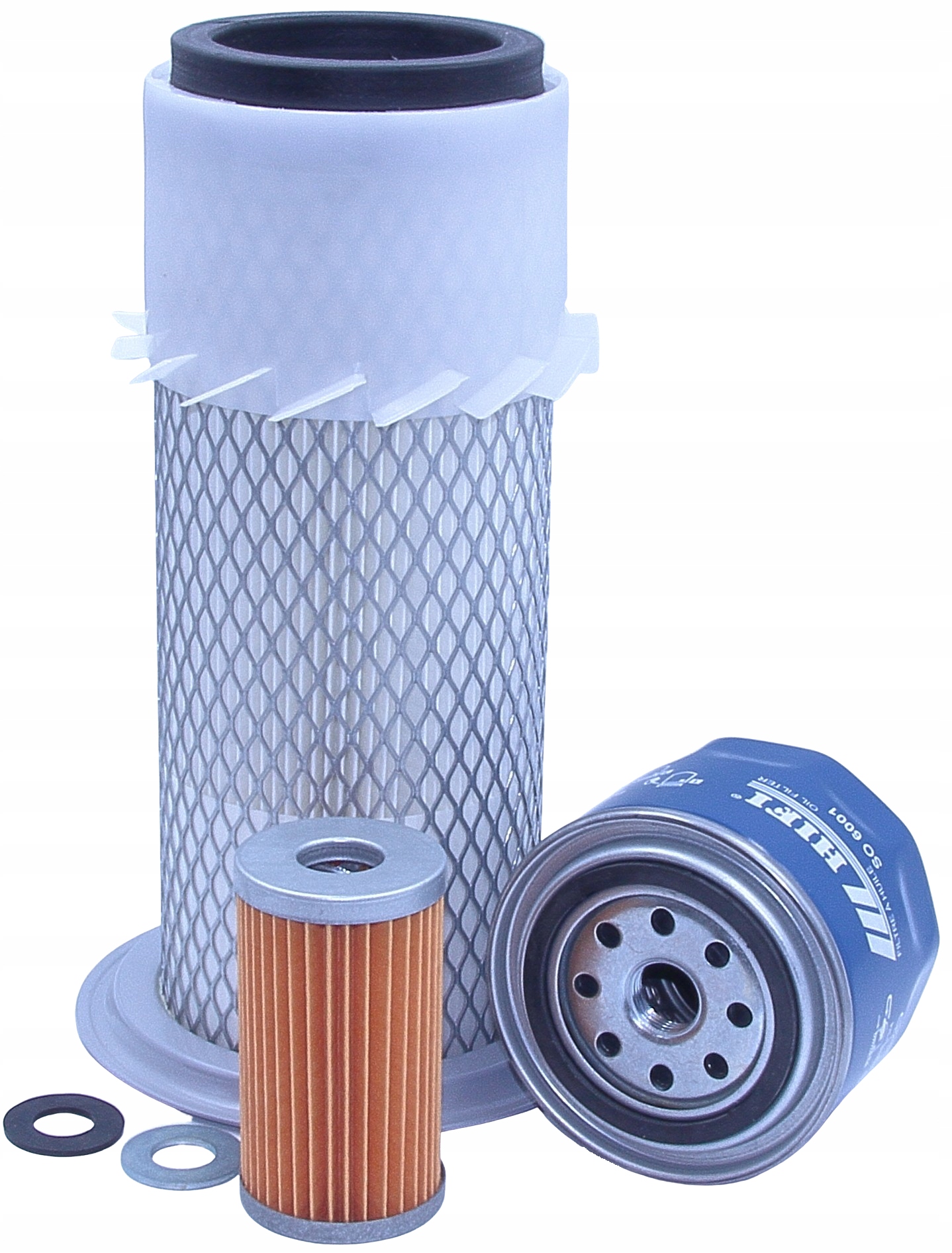 Filtry Airman AX40-2, AX45-2 – vzduch, olej, palivo – minibagr