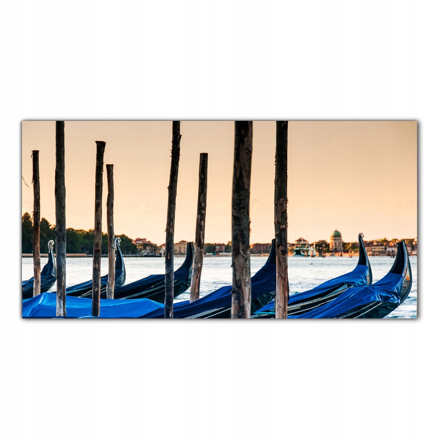 

Hartowany Obraz Szklany Gondola Łódka Kanał 120x60