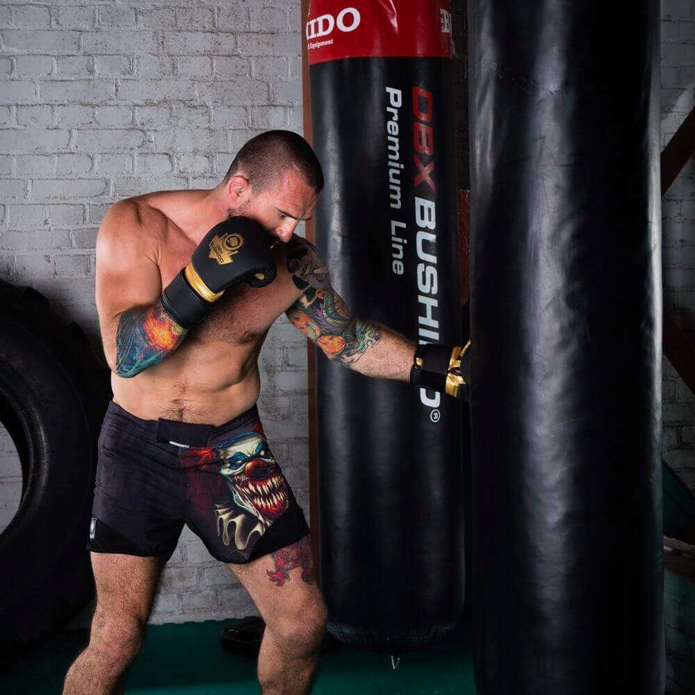 RĘKAWICE PRZYRZĄDOWE NA WOREK TARCZĘ GRUSZKĘ PRZYRZĄDY CHWYTNE BUSHIDO M Model DBX-B-132