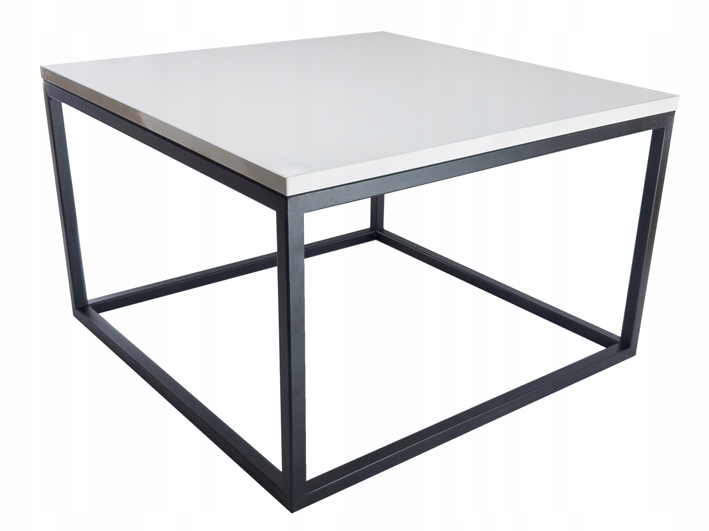 

stolik ława industrialny loftowa biały mat 50cm