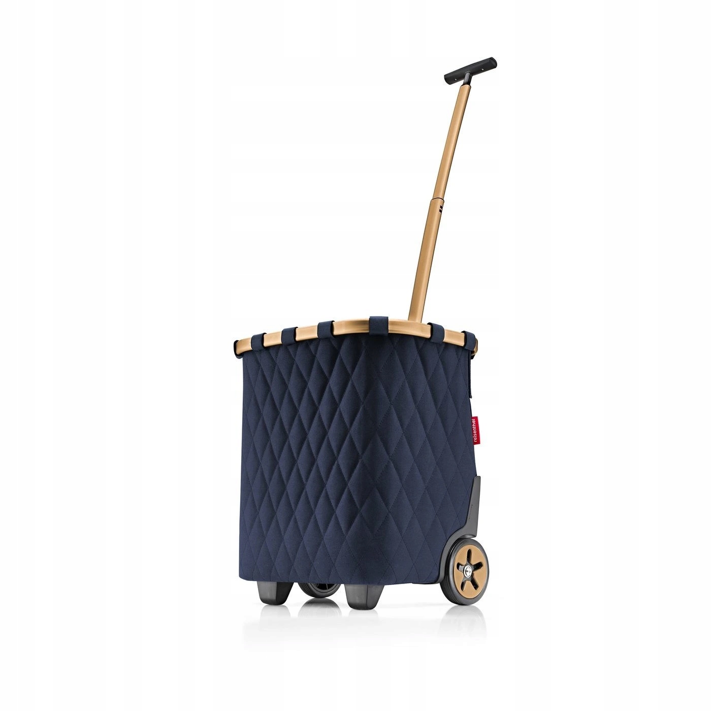Nákupný vozík Reisenthel Carrycruiser 40L navy so zlatým rámom