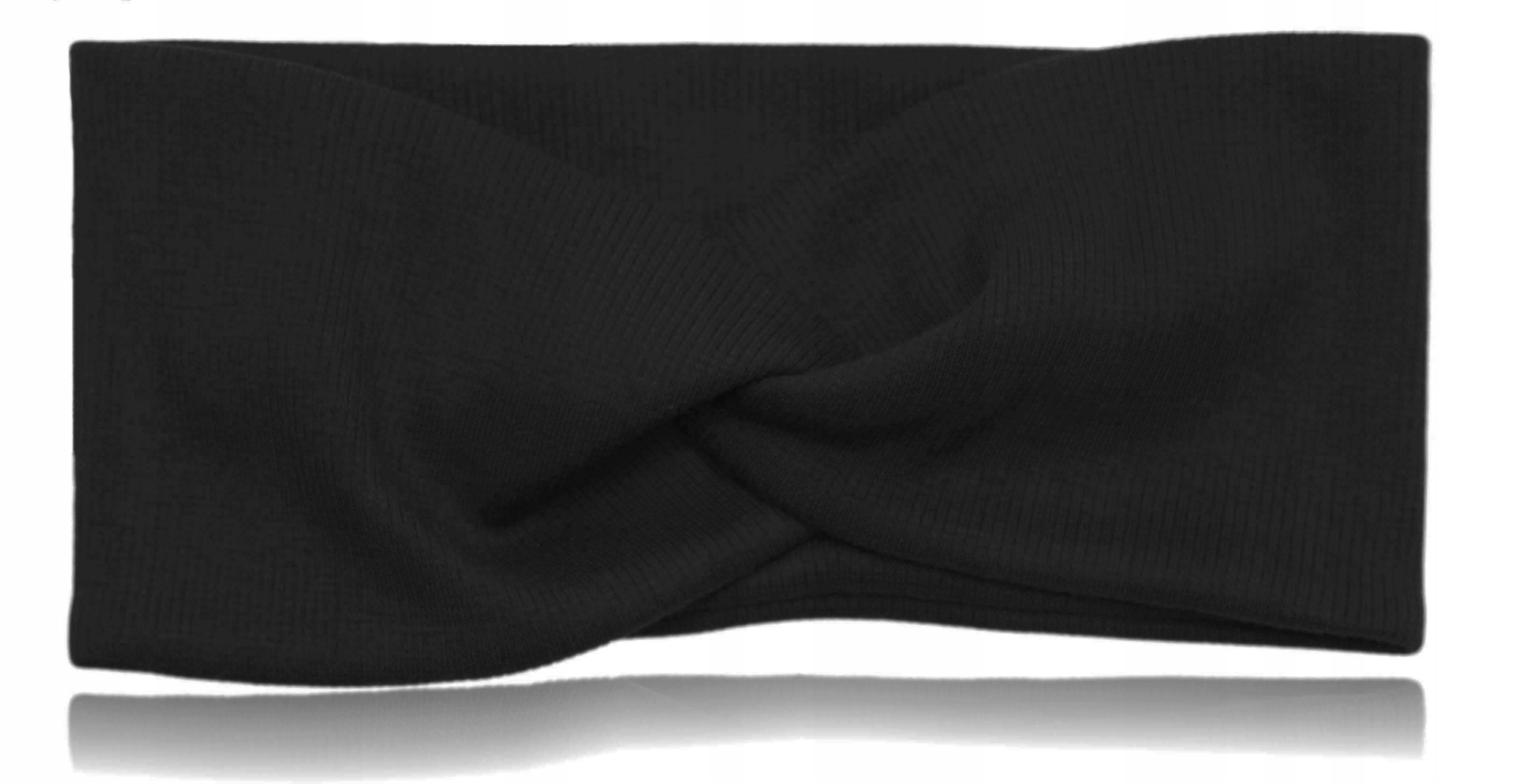 

Opaska Bawełniana Przeplatana gładka Turban prążek