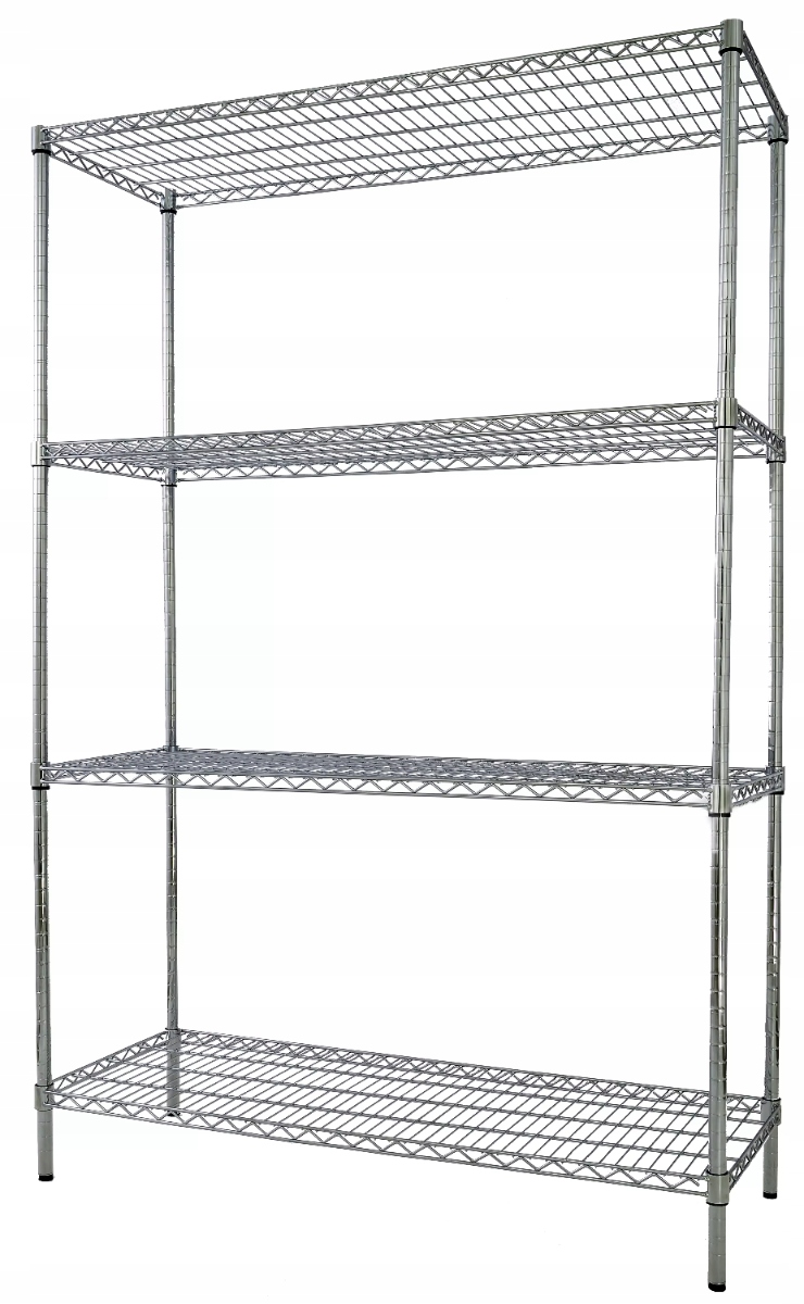 4-POLICOVÝ Nastavitelný Skladový Regál 600X450X1800 MM Technica