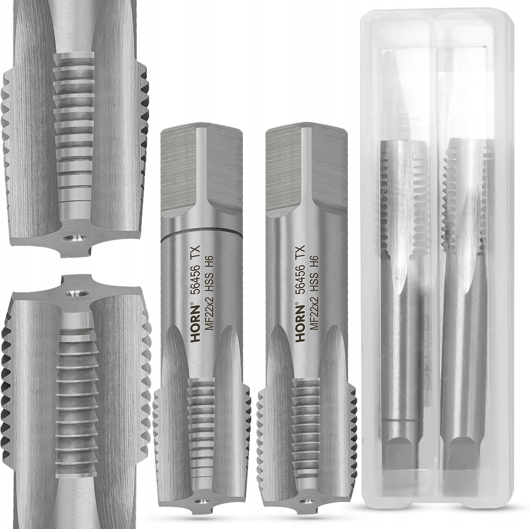 

Gwintownik M22 Ręczny M22x2mm 2 szt DIN-2181/2P
