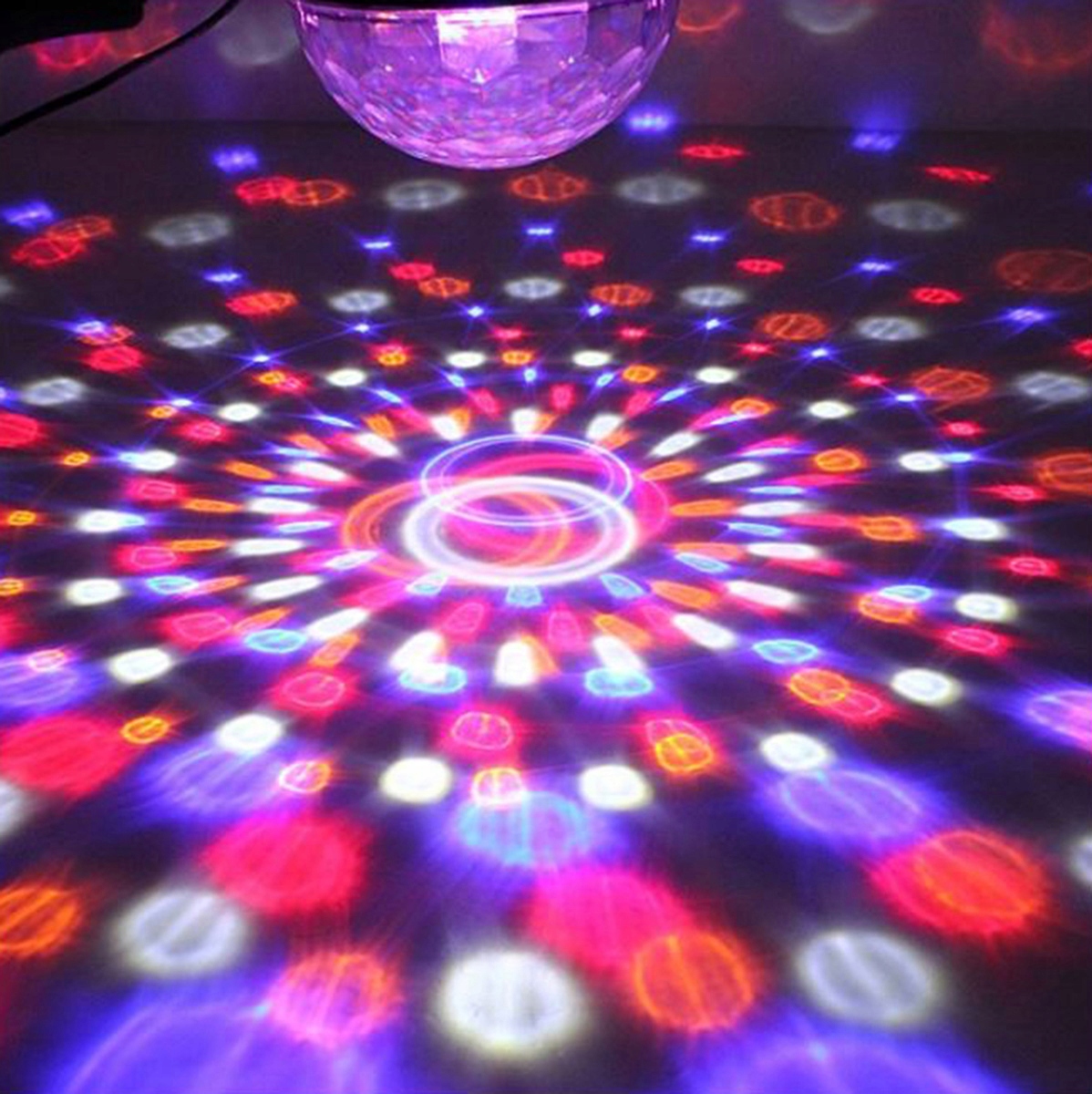 KULA DYSKOTEKOWA DISCO LED RGB MP3 BLUETOOTH BT PILOT IR KARTA SD USB ZS39A Model ZS39A